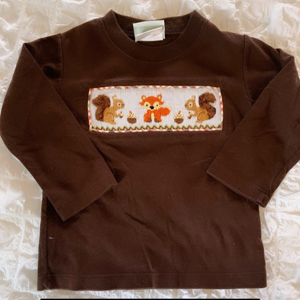 Smocked Fall Shirt